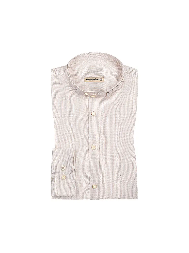 GOTTSEIDANK | Camisa tradicional LENZ | Camel