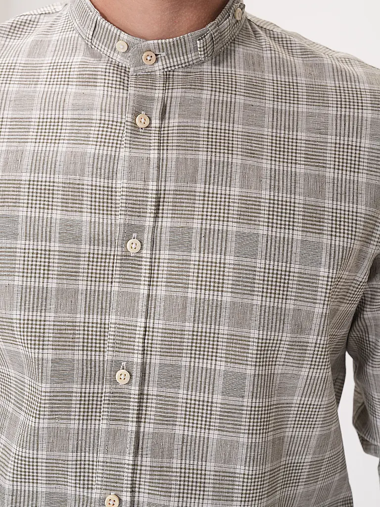 GOTTSEIDANK | Camisa tradicional LENZ | Oliva