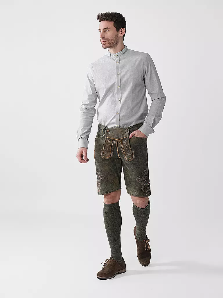 GOTTSEIDANK | Camisa tradicional LENZ | Gris claro