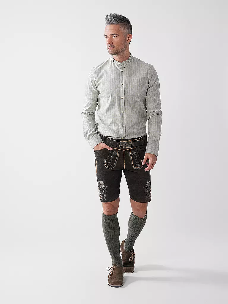 GOTTSEIDANK | Camisa tradicional LENZ | Verde claro