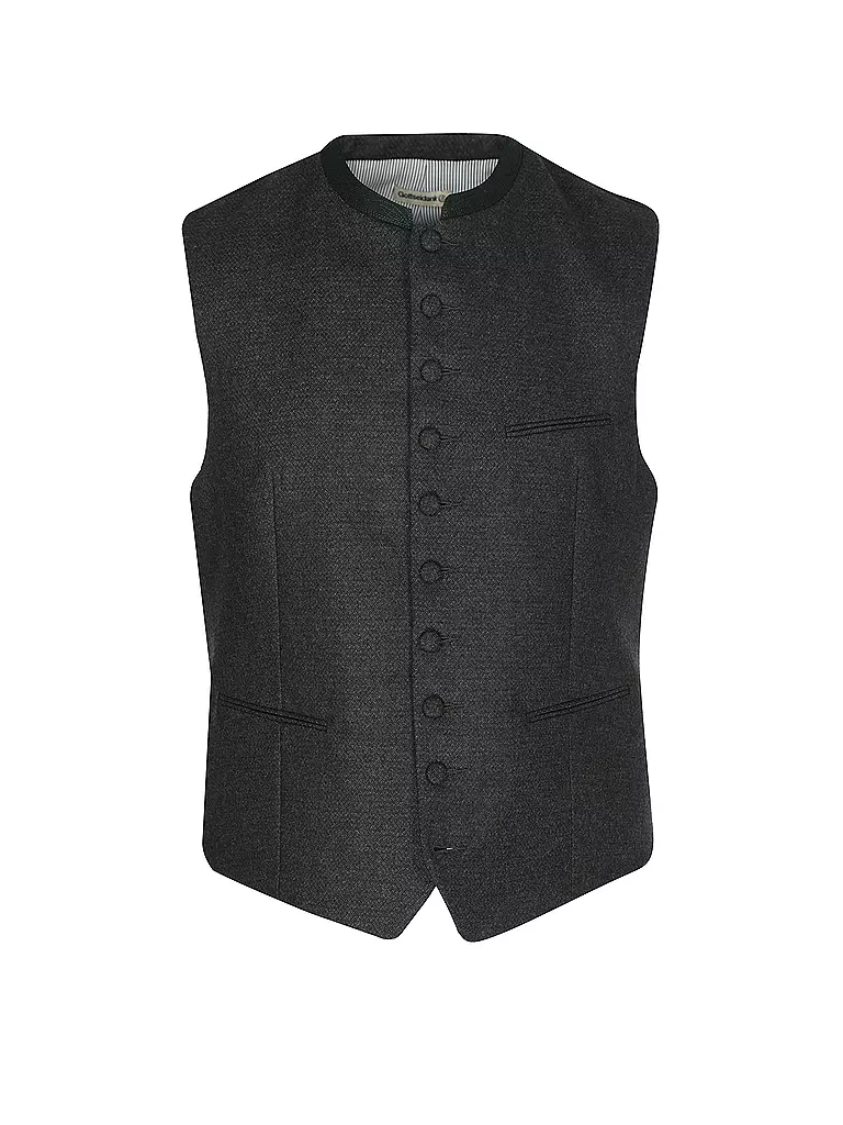 GOTTSEIDANK | Chaleco tradicional KONSTANTIN | Verde oscuro