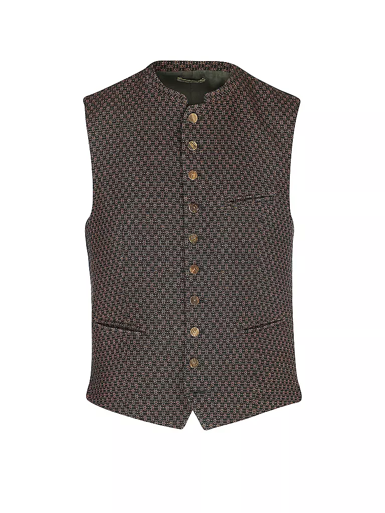 GOTTSEIDANK | Chaleco tradicional KONSTANTIN | Rojo oscuro