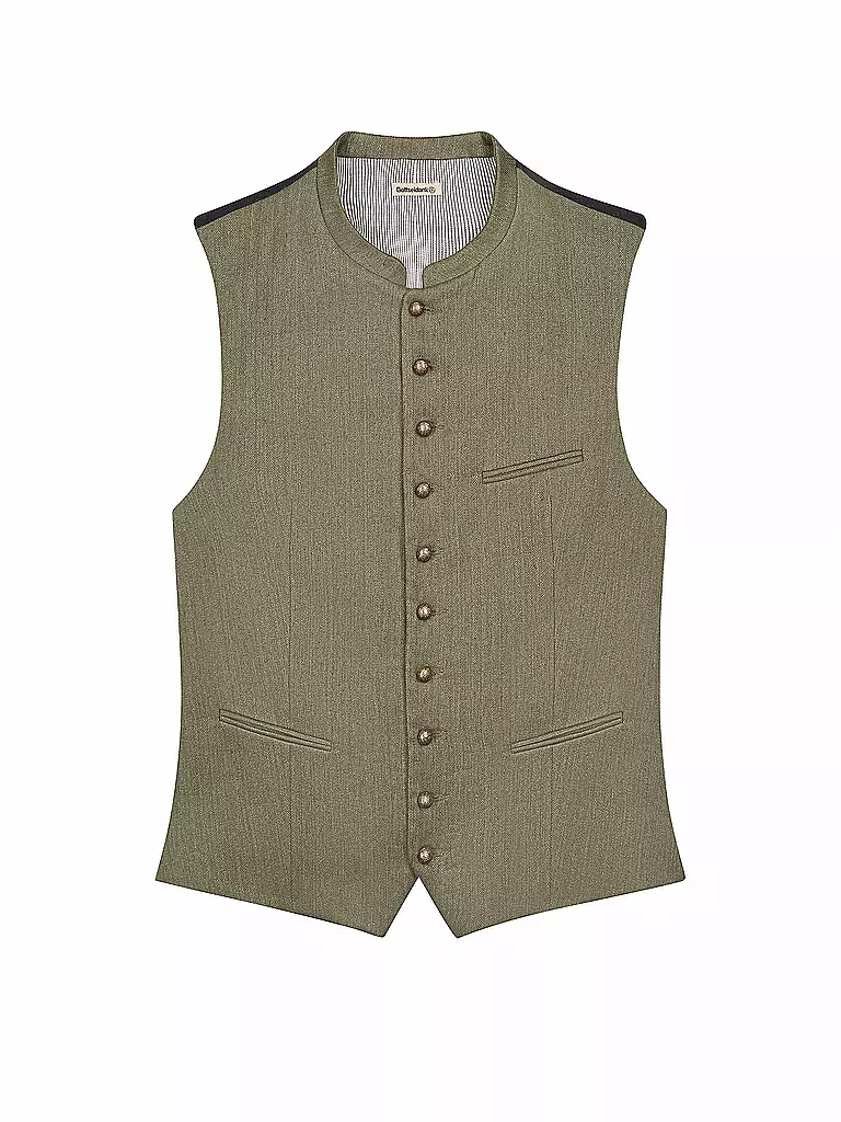 GOTTSEIDANK | Chaleco tradicional KONSTANTIN | Oliva