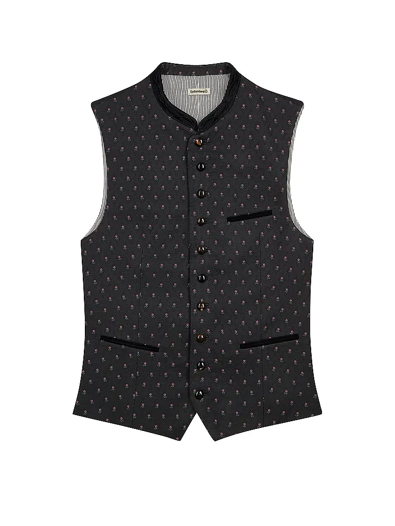 GOTTSEIDANK | Chaleco tradicional KONSTANTIN | Negro