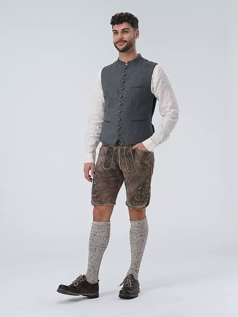 GOTTSEIDANK | Chaleco tradicional KONSTANTIN | Oliva