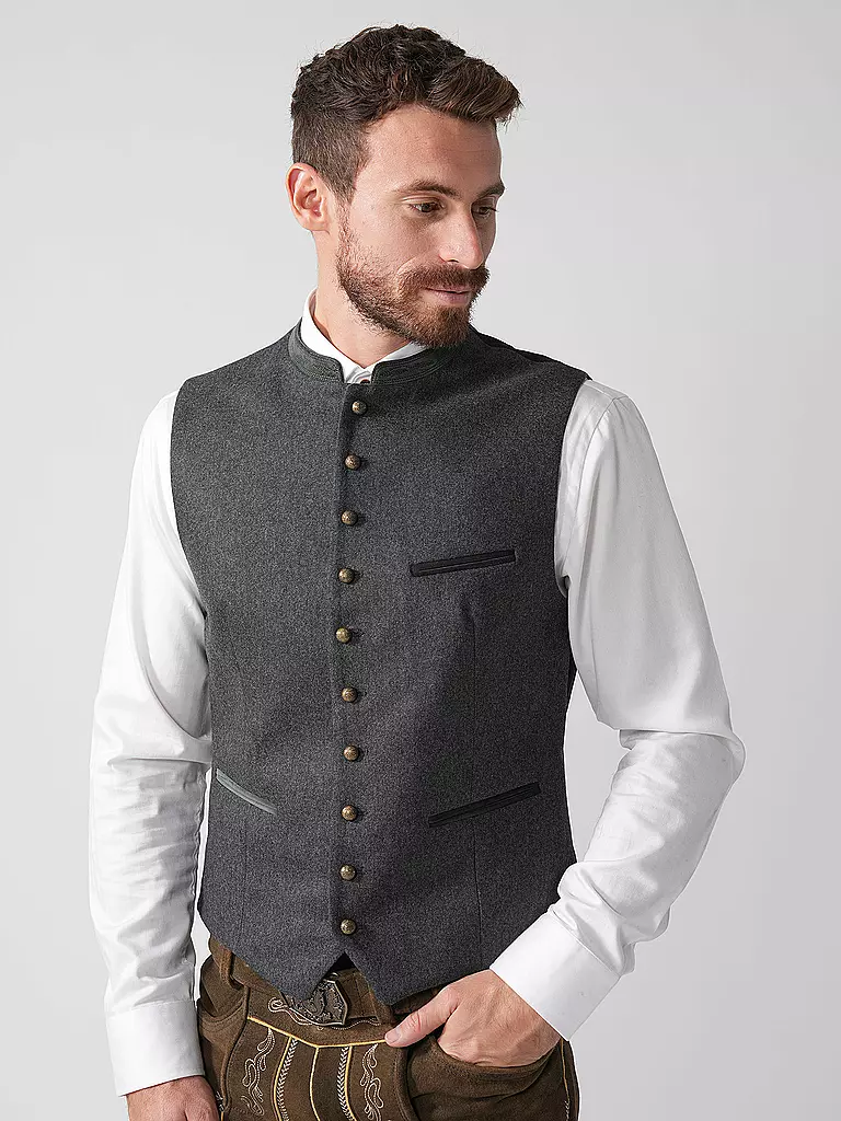GOTTSEIDANK | Chaleco tradicional KONSTANTIN | Gris
