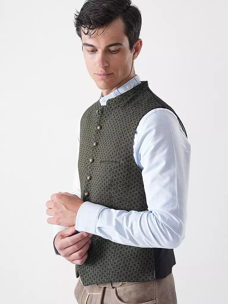 GOTTSEIDANK | Chaleco tradicional KONSTANTIN | Oliva