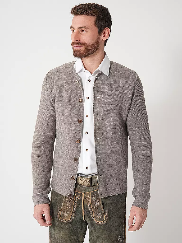 GOTTSEIDANK | Chaqueta de punto tradicional ALOISIUS | beige