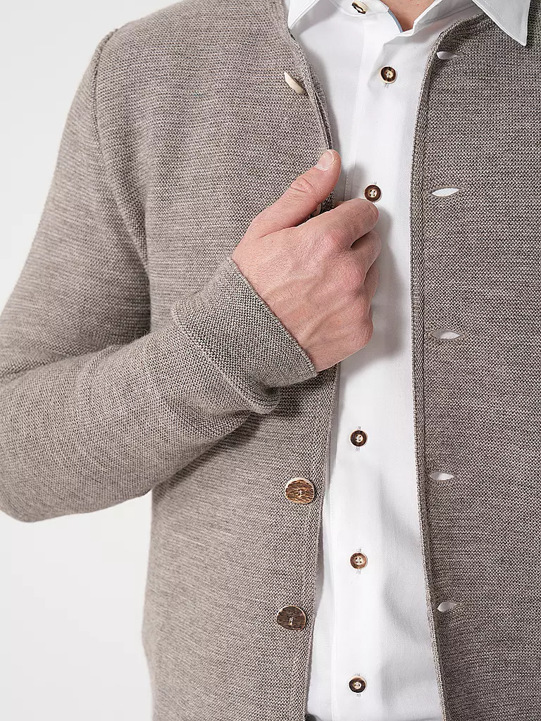 GOTTSEIDANK | Chaqueta de punto tradicional ALOISIUS | beige