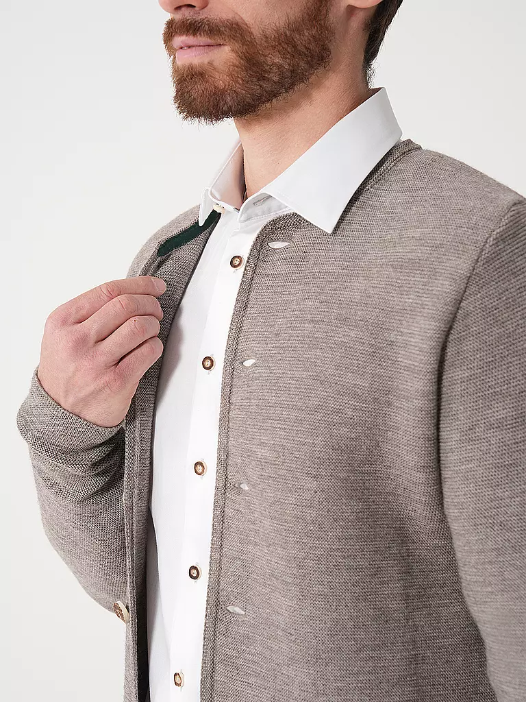 GOTTSEIDANK | Chaqueta de punto tradicional ALOISIUS | beige