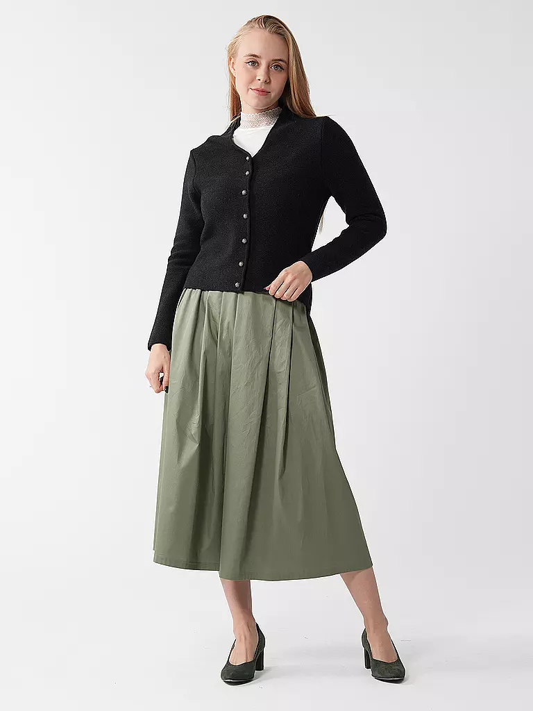 GOTTSEIDANK | Chaqueta de punto tradicional Slim Fit ANNA | Negro