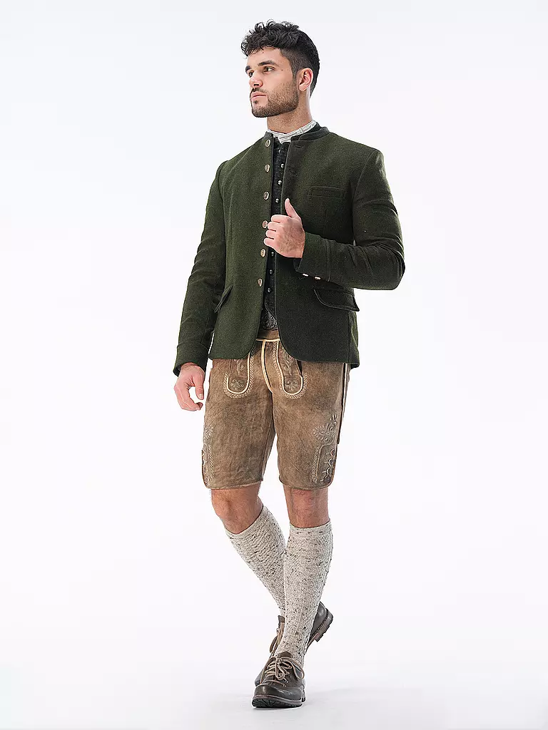 GOTTSEIDANK | Chaqueta tradicional HELMUT | Verde oscuro