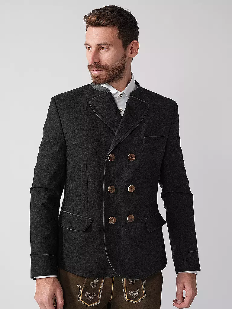 GOTTSEIDANK | Chaqueta tradicional KORBE | Negro
