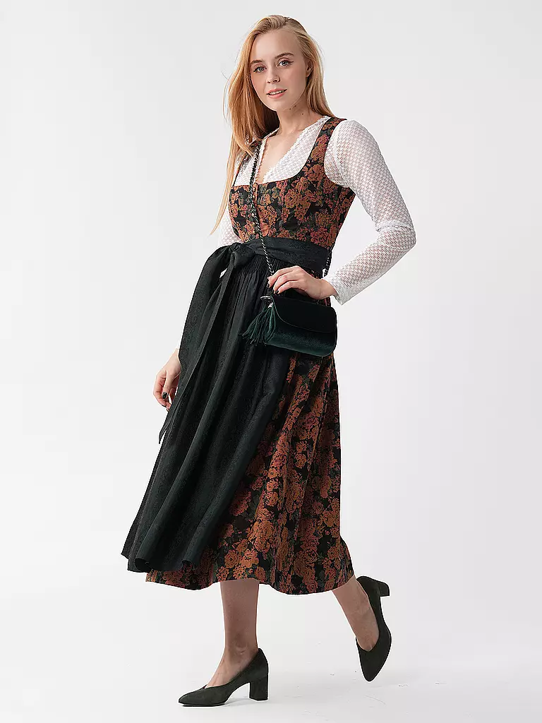GOTTSEIDANK | Dirndl ANNABELL 80cm | Negro