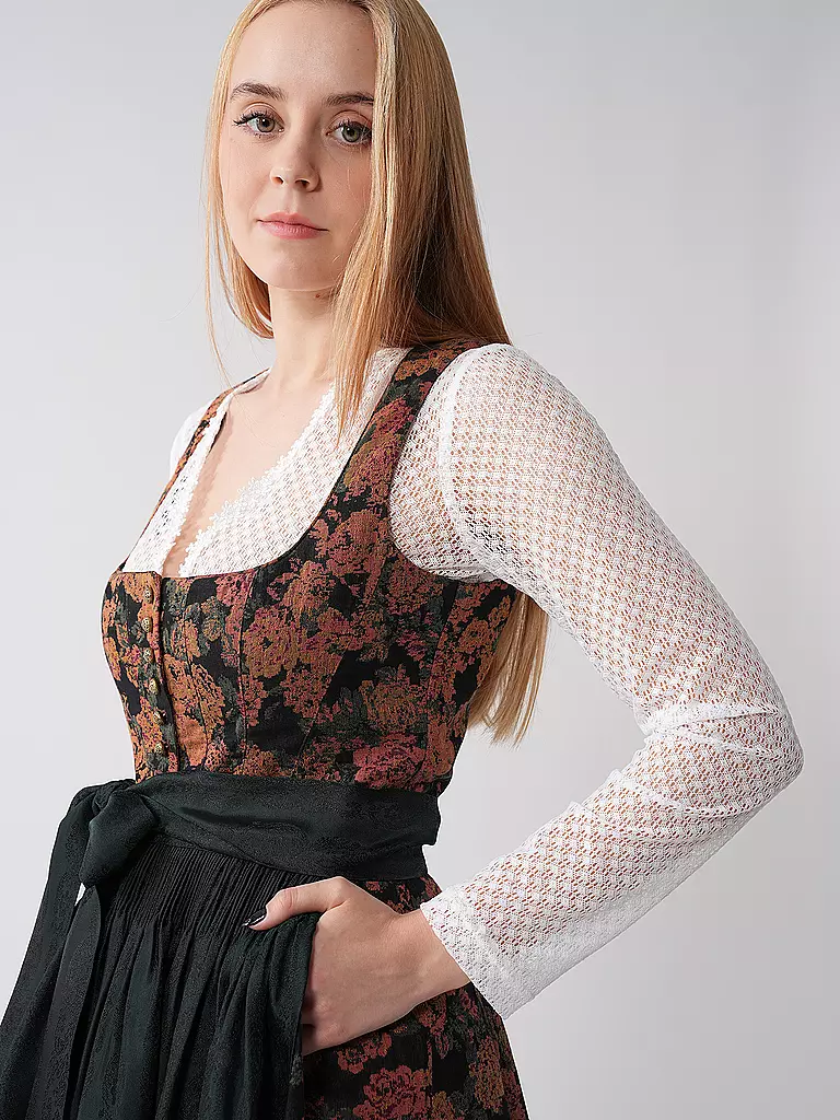 GOTTSEIDANK | Dirndl ANNABELL 80cm | Negro