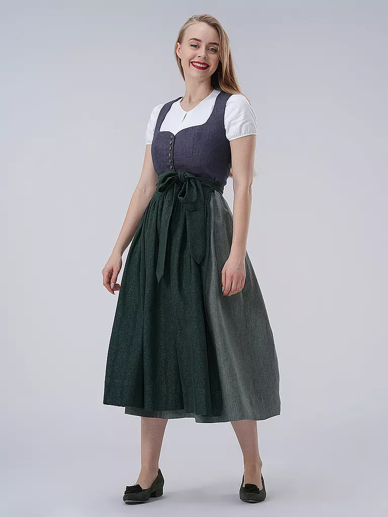 GOTTSEIDANK | Dirndl HEDI 80cm | Verde oscuro