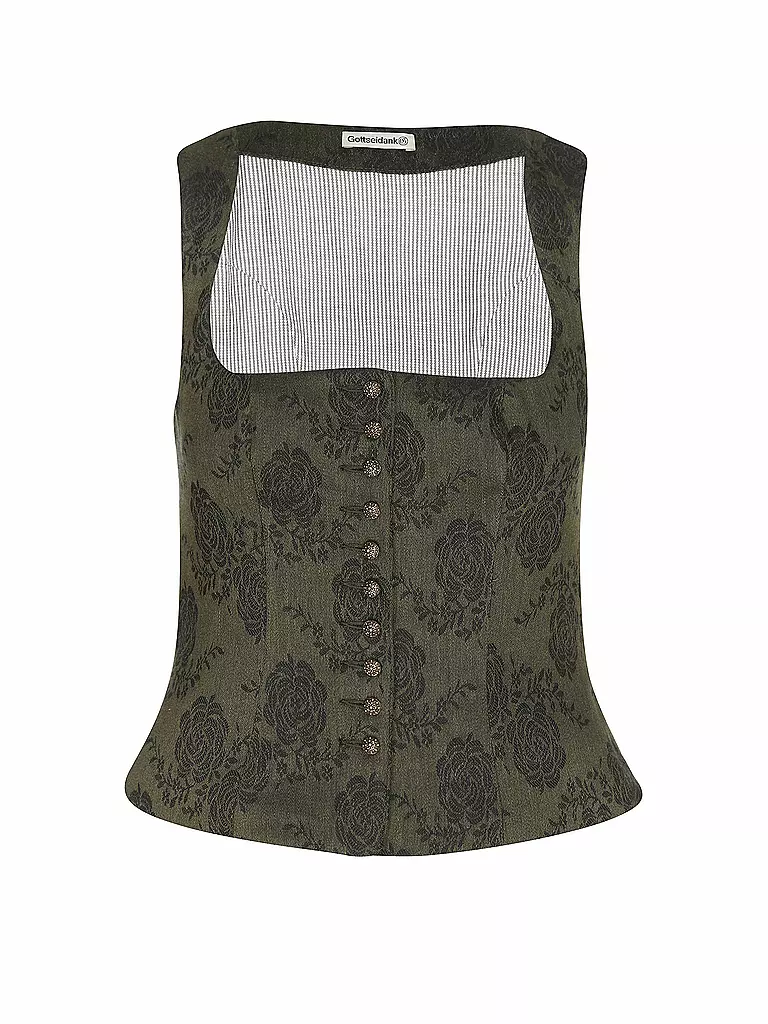 GOTTSEIDANK | Gilet LOTTI | Oliva
