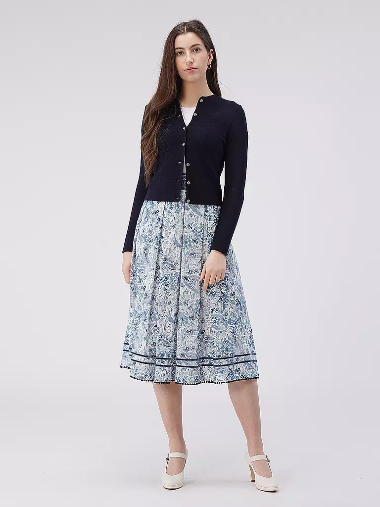 GOTTSEIDANK | Trachten Strickjacke ALOISIA | Azul oscuro