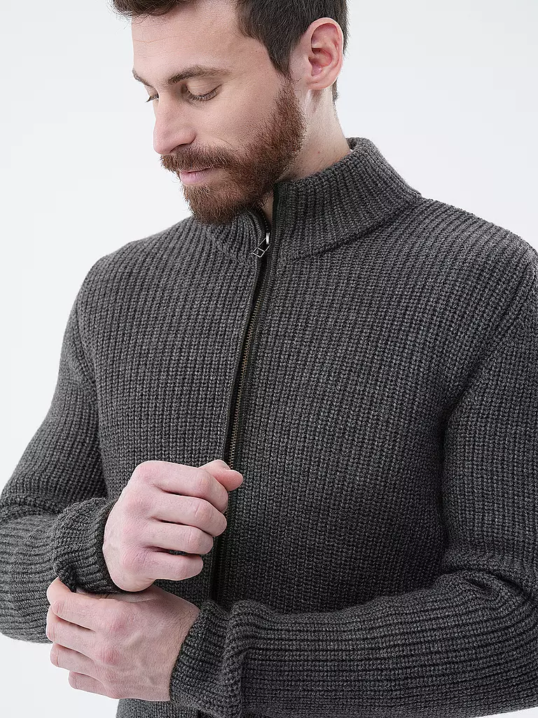 GOTTSEIDANK | Trachten Strickjacke LEVIN | Gris