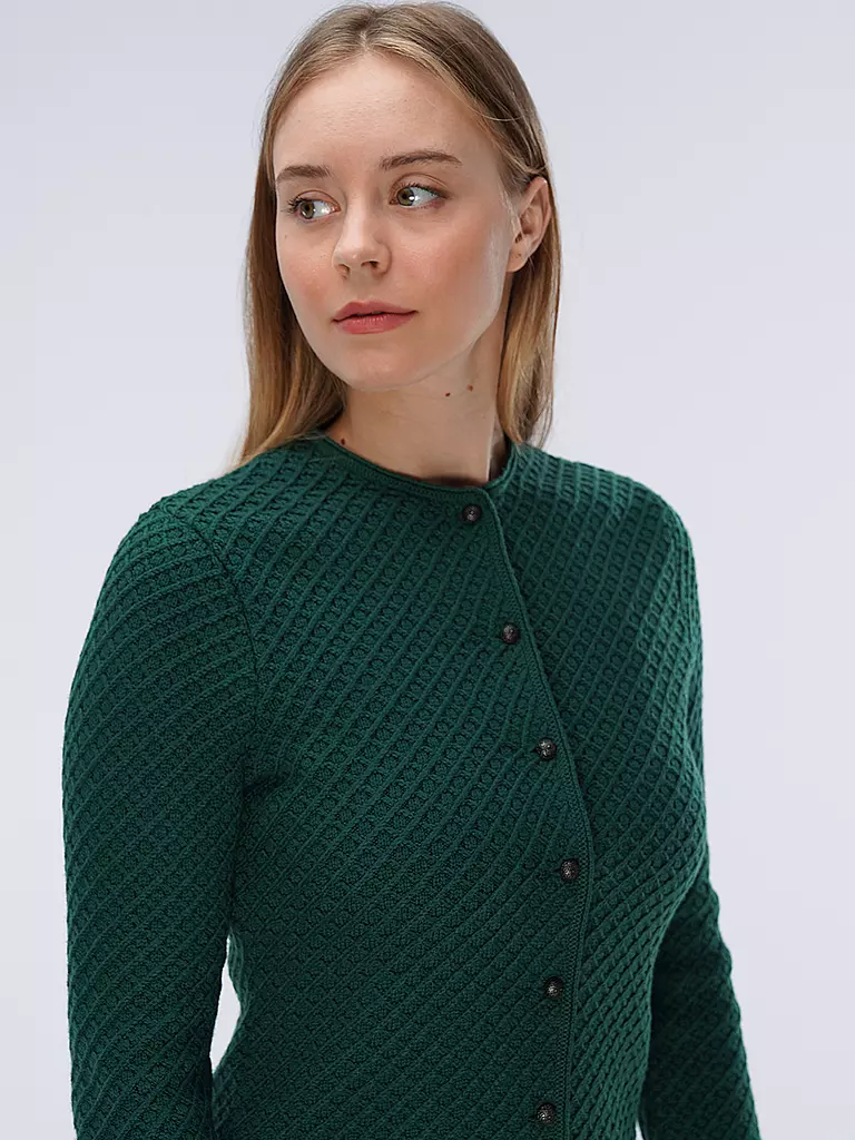 GOTTSEIDANK | Trachten Strickjacke VEVI  | Verde