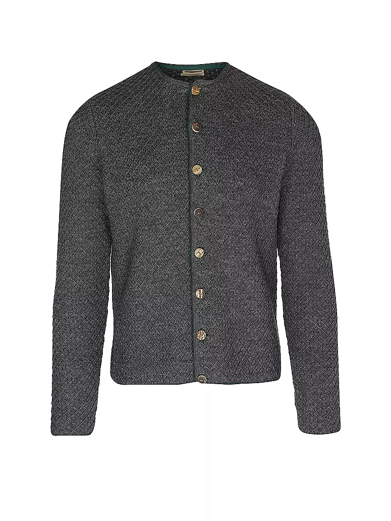 GOTTSEIDANK | Trachten Strickjacke XAVER  | Gris