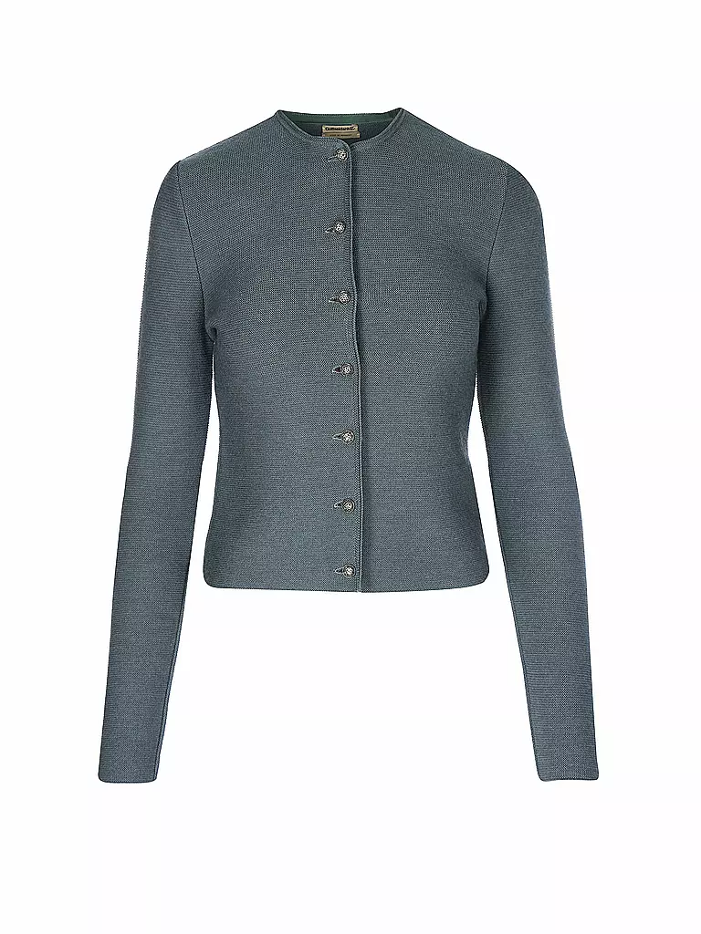 GOTTSEIDANK | Trachten Strickweste Aloisia  | Gris