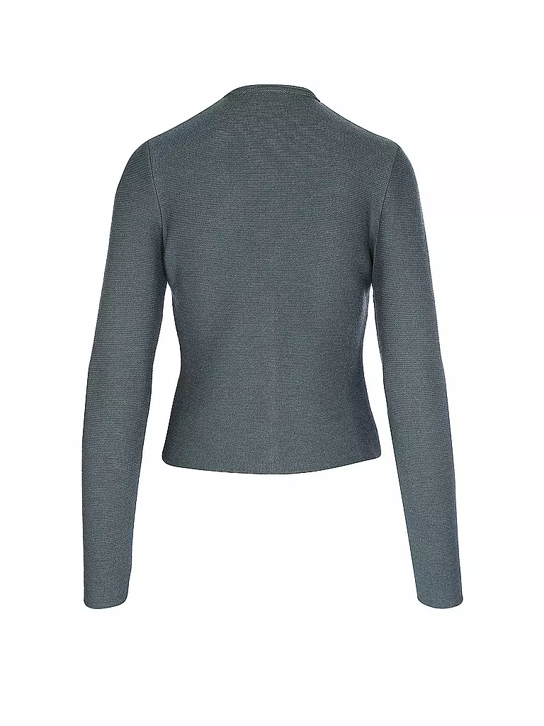 GOTTSEIDANK | Trachten Strickweste Aloisia  | Gris