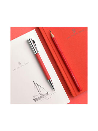 GRAF VON FABER-CASTELL | Libro con cubierta de lino A5 Rojo India