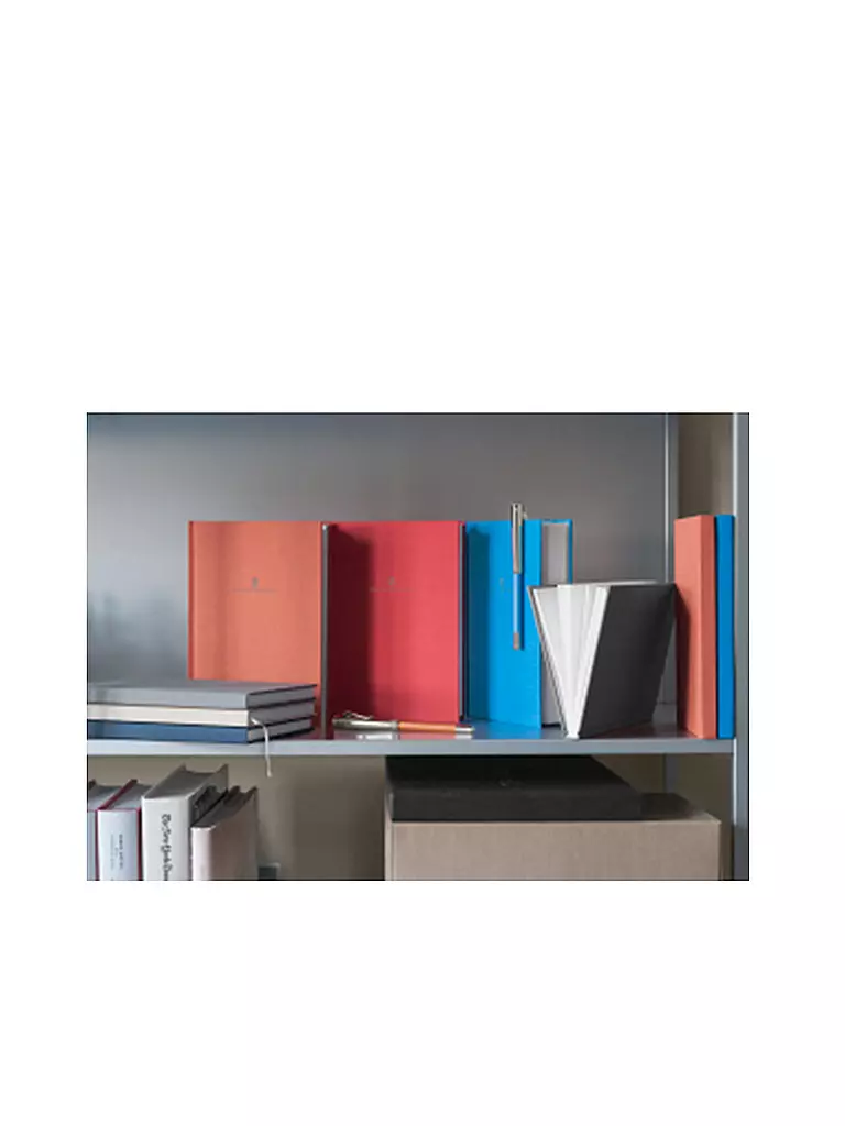 GRAF VON FABER-CASTELL | Libro con cubierta de lino A5 Azul Gulf | Azul claro