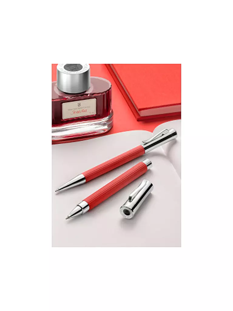 GRAF VON FABER-CASTELL | Libro con cubierta de lino A5 Rojo India |