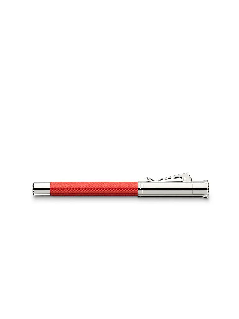 GRAF VON FABER-CASTELL | Pluma estilográfica Guilloche India Red F | Rojo