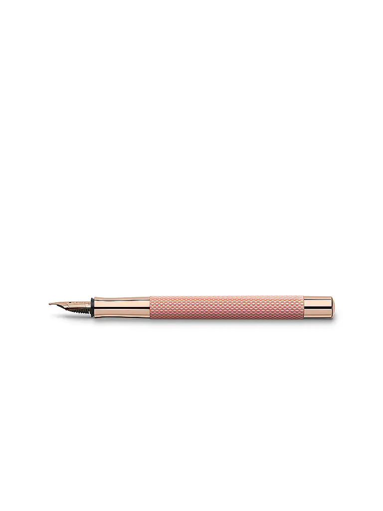 GRAF VON FABER-CASTELL | Pluma estilográfica Guilloche Rose Blush M | Rosa