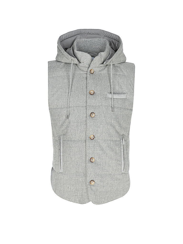Gran Sasso Chaleco gris claro 54