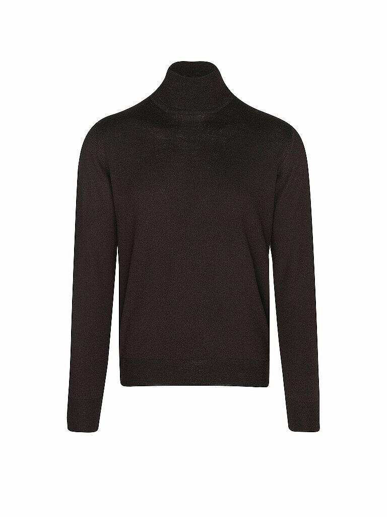 Gran Sasso Jersey de cuello alto marrón