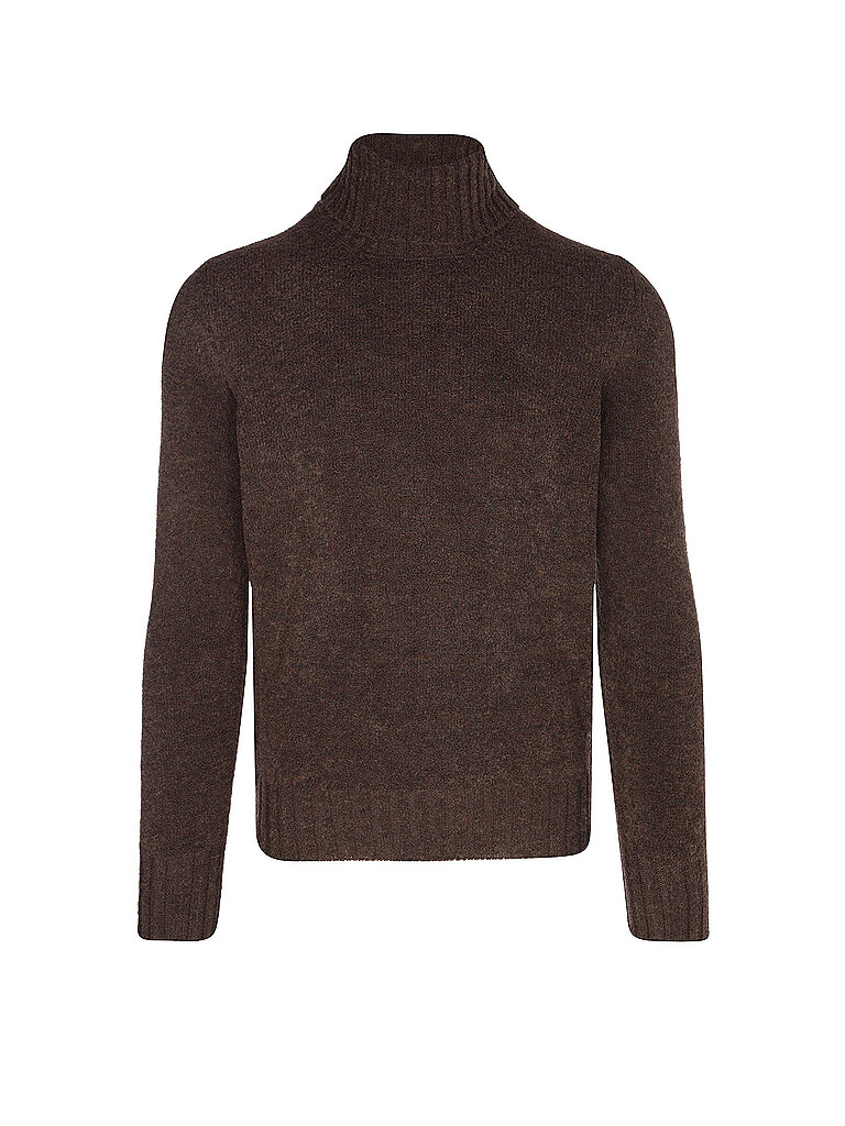 Jersey de cuello alto marrón 56
