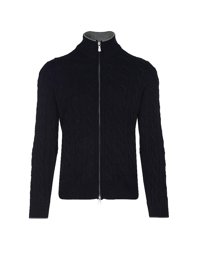 Nombre del producto: Chaqueta de punto azul oscuro 46