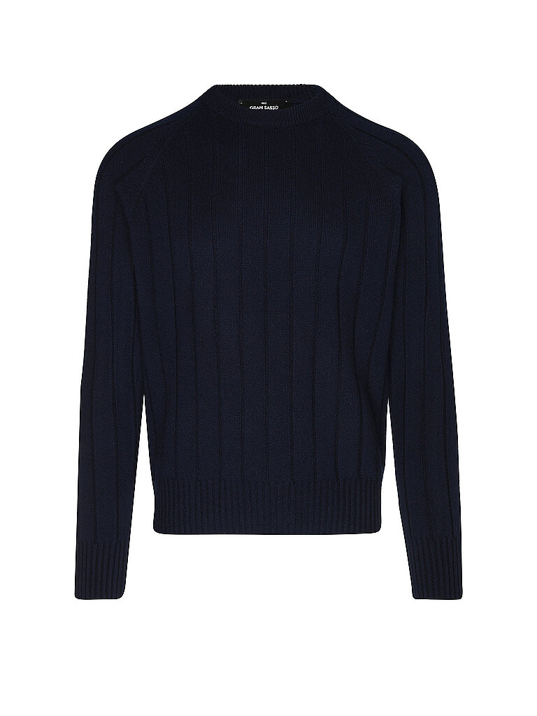 Gran Sasso Jersey de cachemira azul oscuro