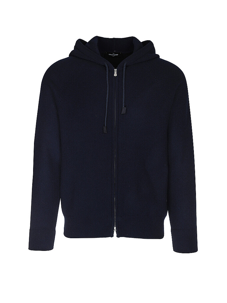 Gran Sasso Sudadera con cremallera azul oscuro