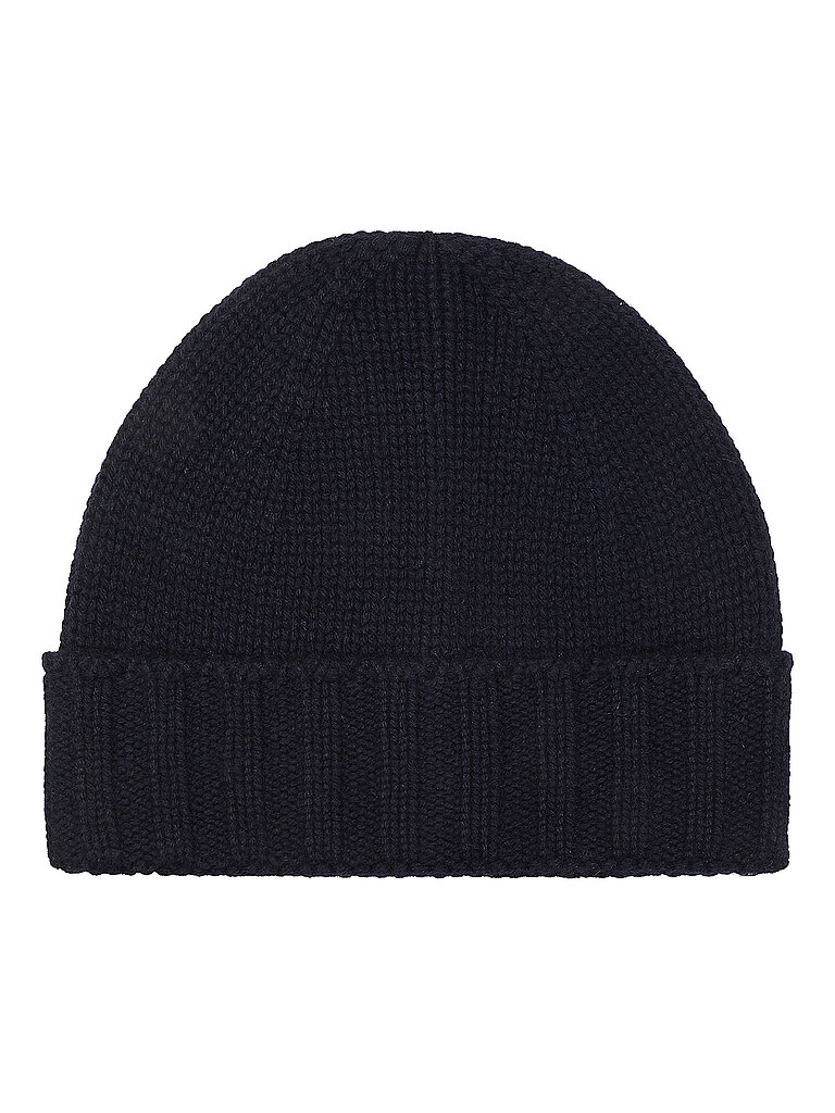Gran Sasso Gorro de cachemira - Gorro azul oscuro