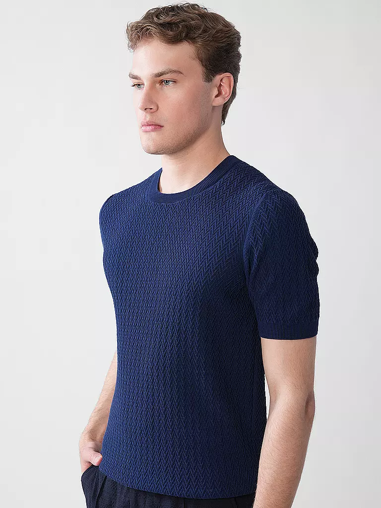 GRAN SASSO | Camiseta | Azul oscuro