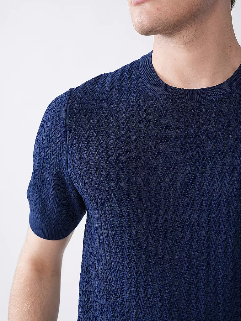 GRAN SASSO | Camiseta | Azul oscuro
