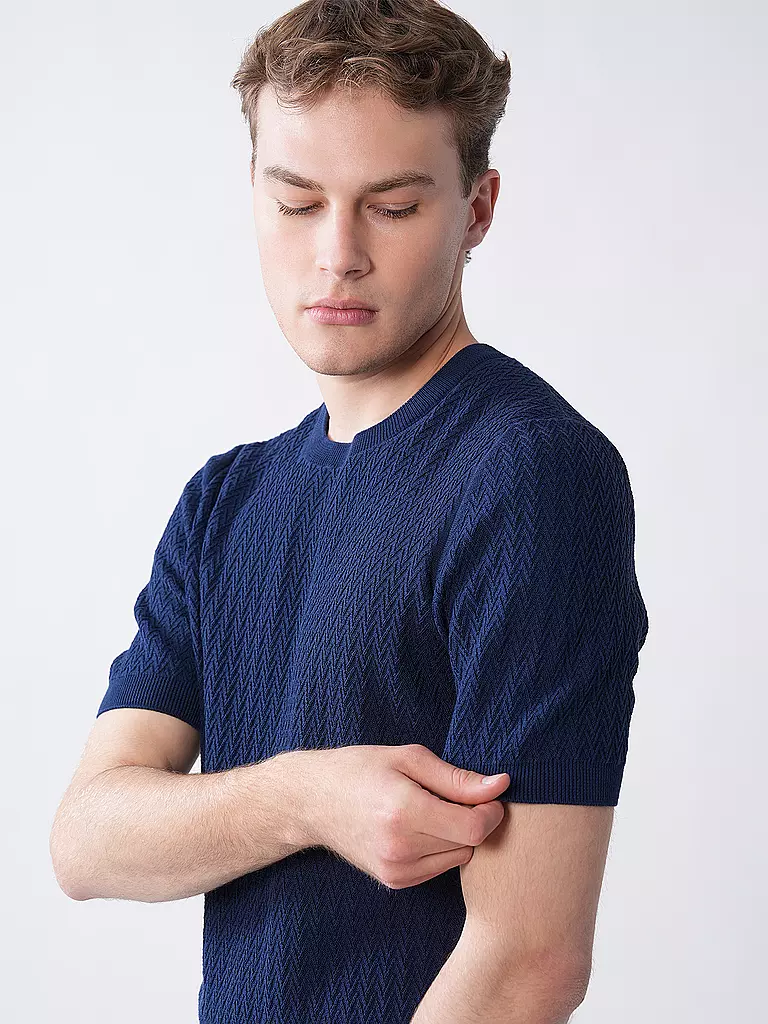 GRAN SASSO | Camiseta | Azul oscuro