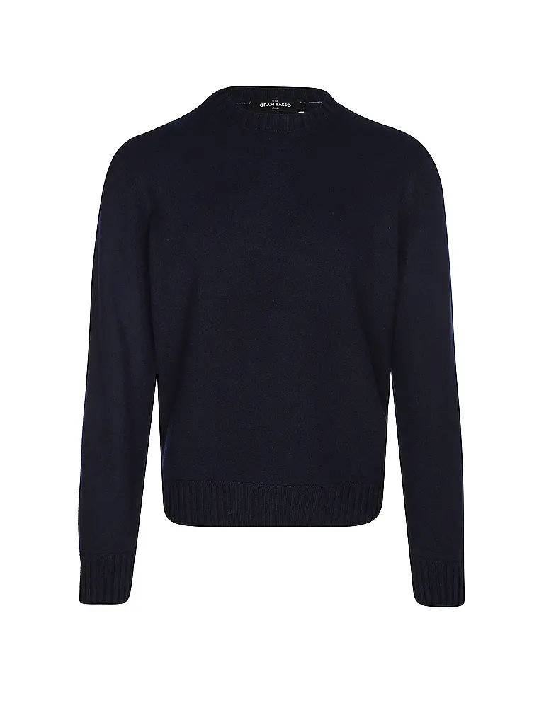 GRAN SASSO | Jersey de cachemira | Azul oscuro