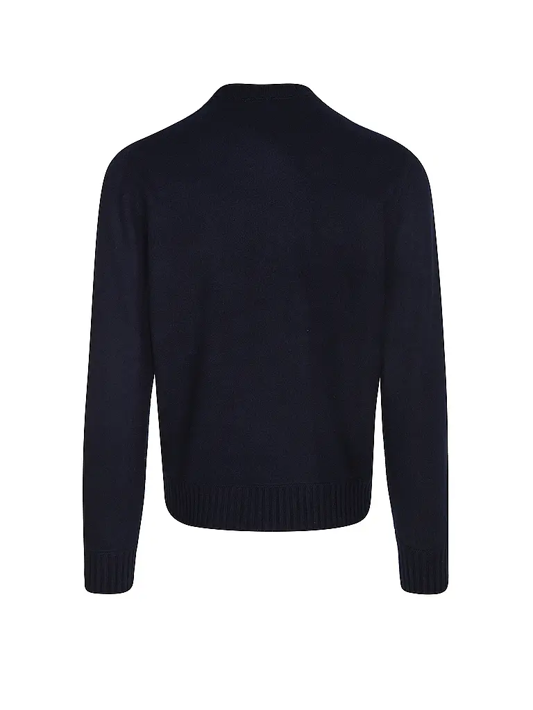 GRAN SASSO | Jersey de cachemira | Azul oscuro