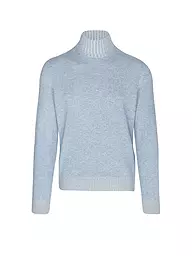 GRAN SASSO | Jersey de cuello alto | Azul claro