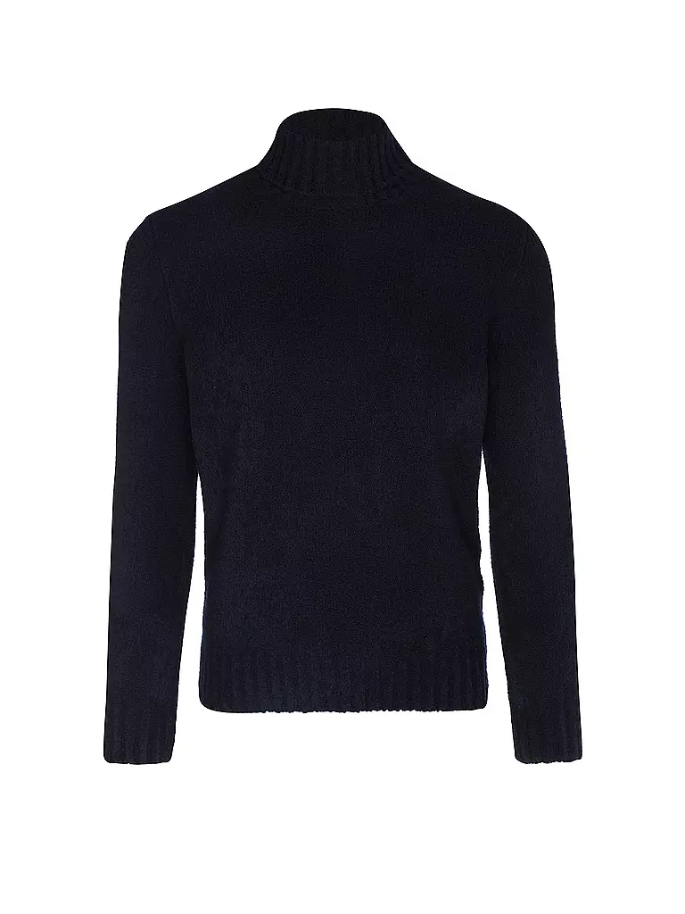 GRAN SASSO | Jersey de cuello alto | Azul oscuro