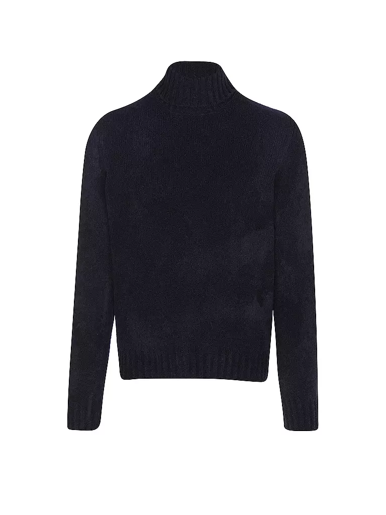 GRAN SASSO | Jersey de cuello alto | Azul oscuro