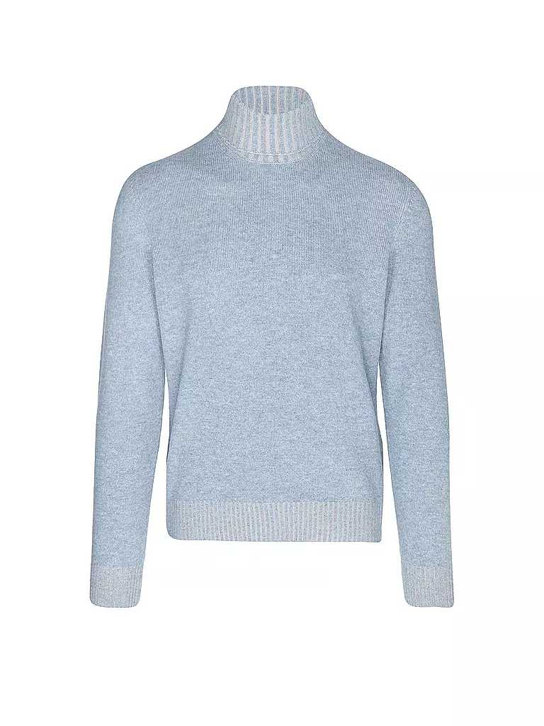GRAN SASSO | Jersey de cuello alto | Azul claro