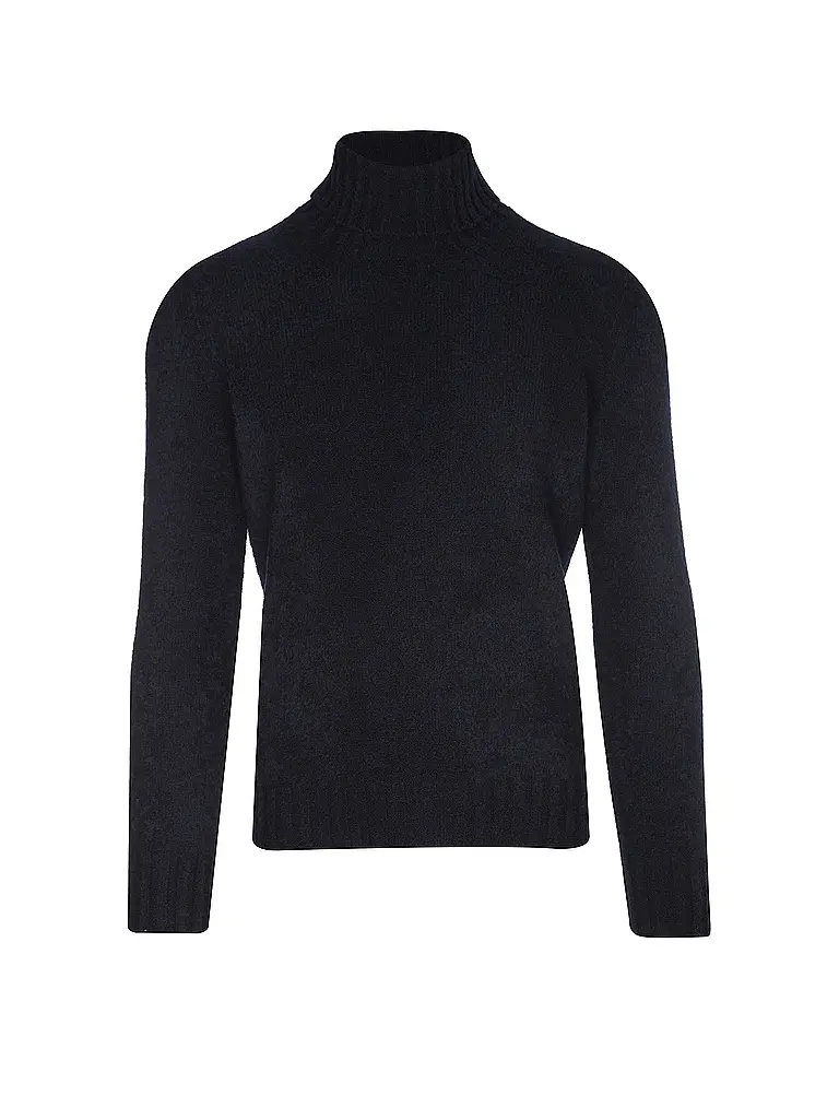 GRAN SASSO | Jersey de cuello alto | Azul oscuro
