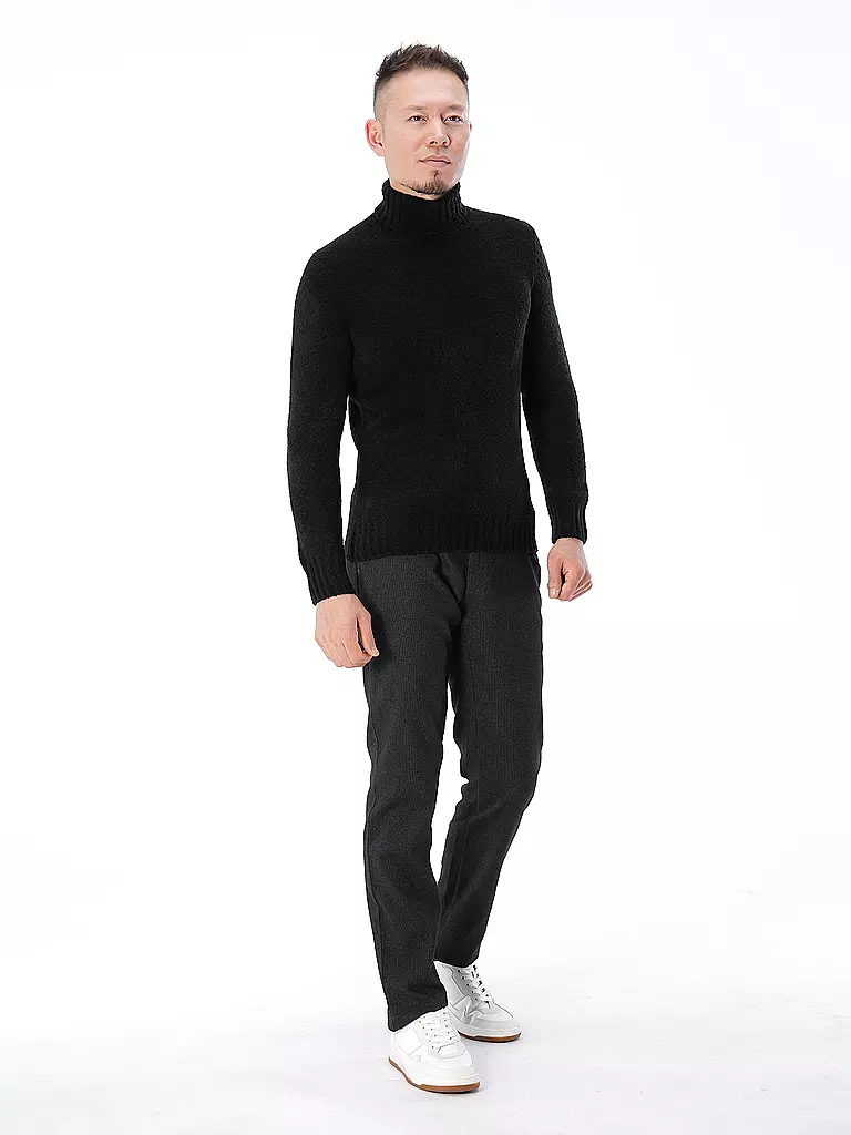 GRAN SASSO | Jersey de cuello alto | Negro